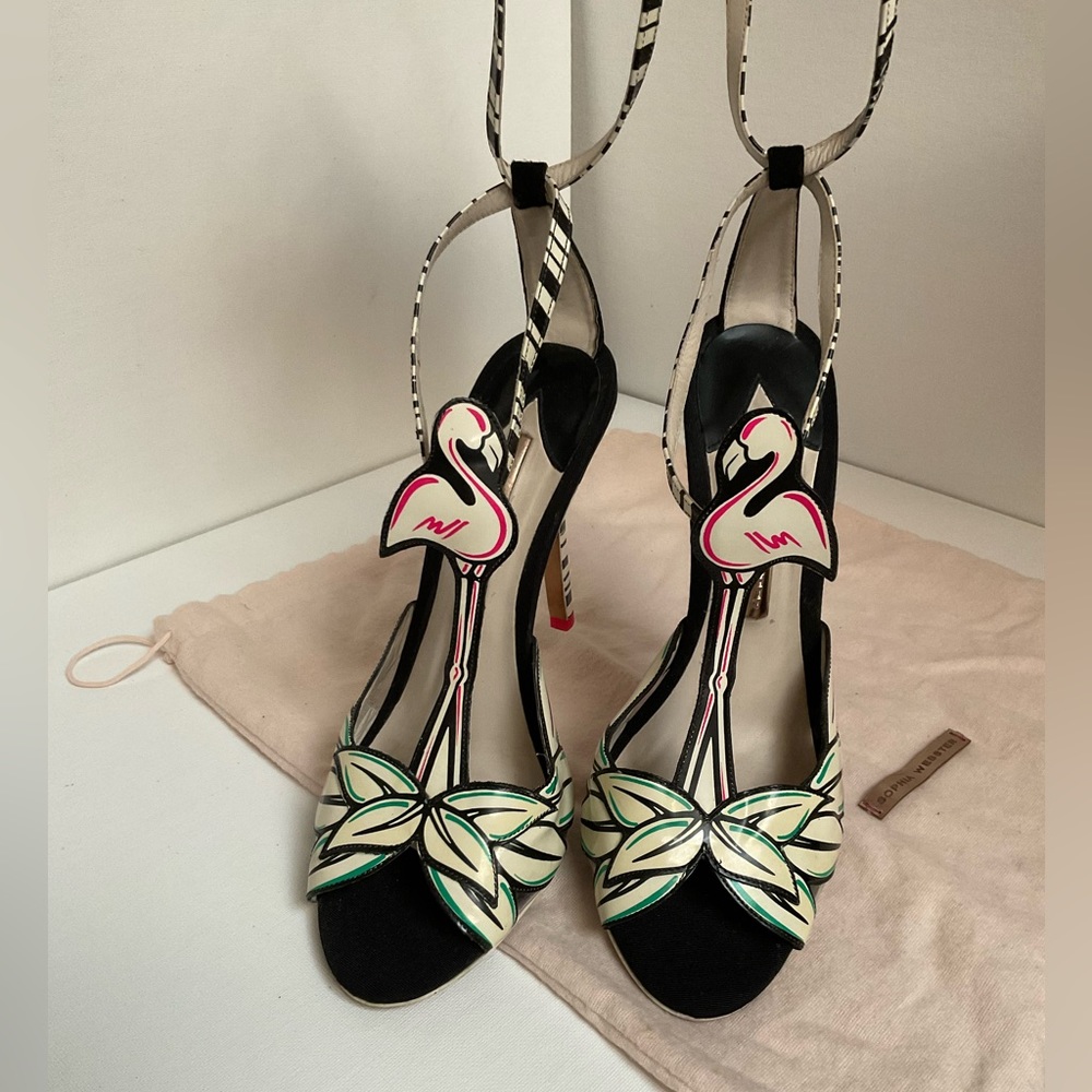 SOLD Sophia Webster Flamingo Stilleto Heel